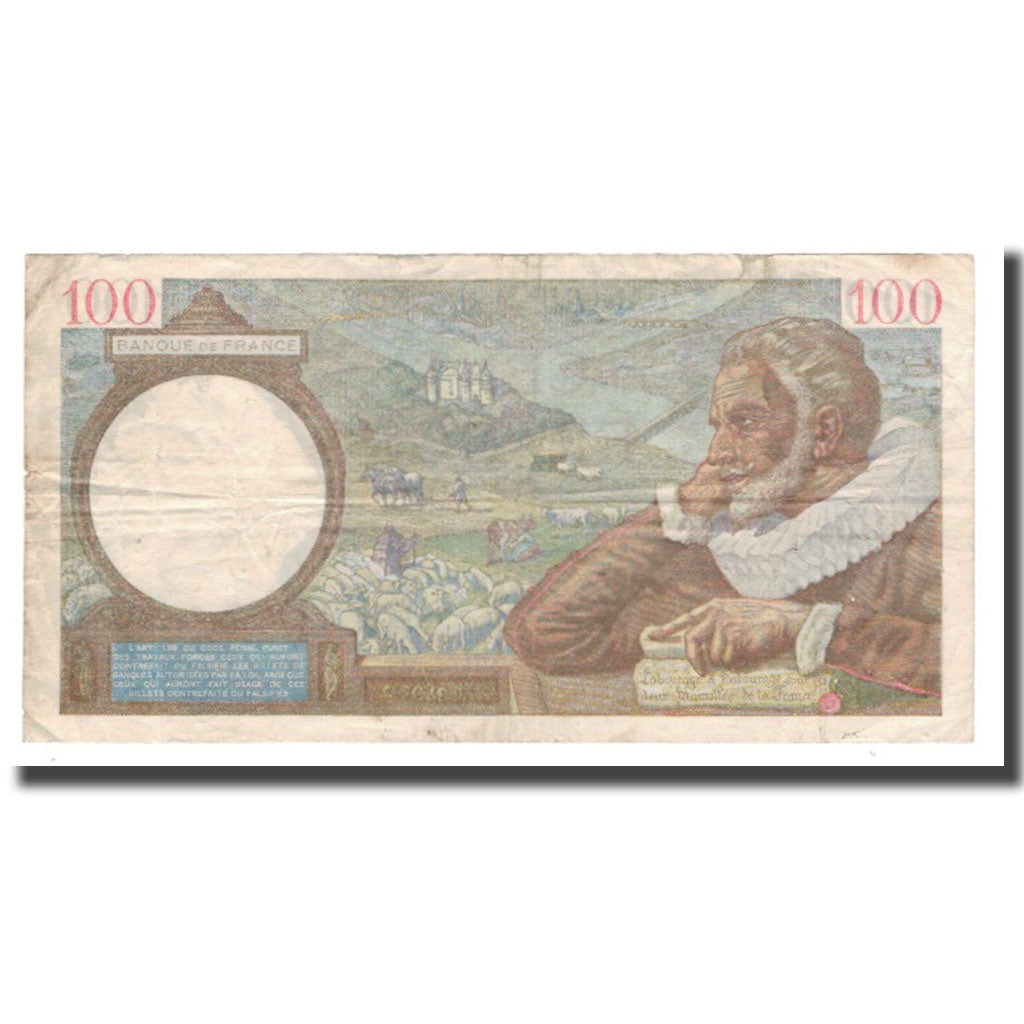 Frankreich, 100 Francs, 1941, 1941-11-06, SS, Fayette:26.60, KM:94