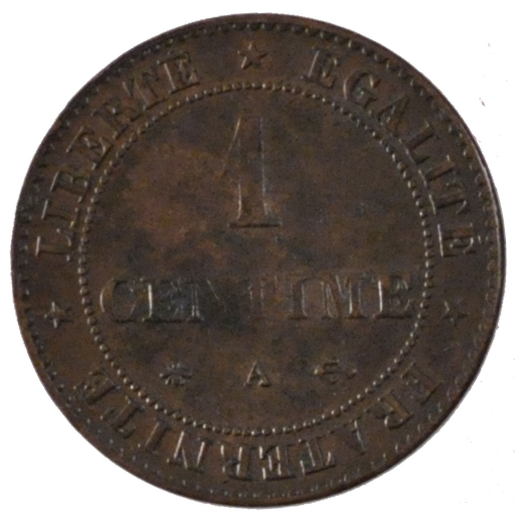Coin, France, Cérès, Centime, 1874, Paris, AU(55-58), Bronze, KM:826.1