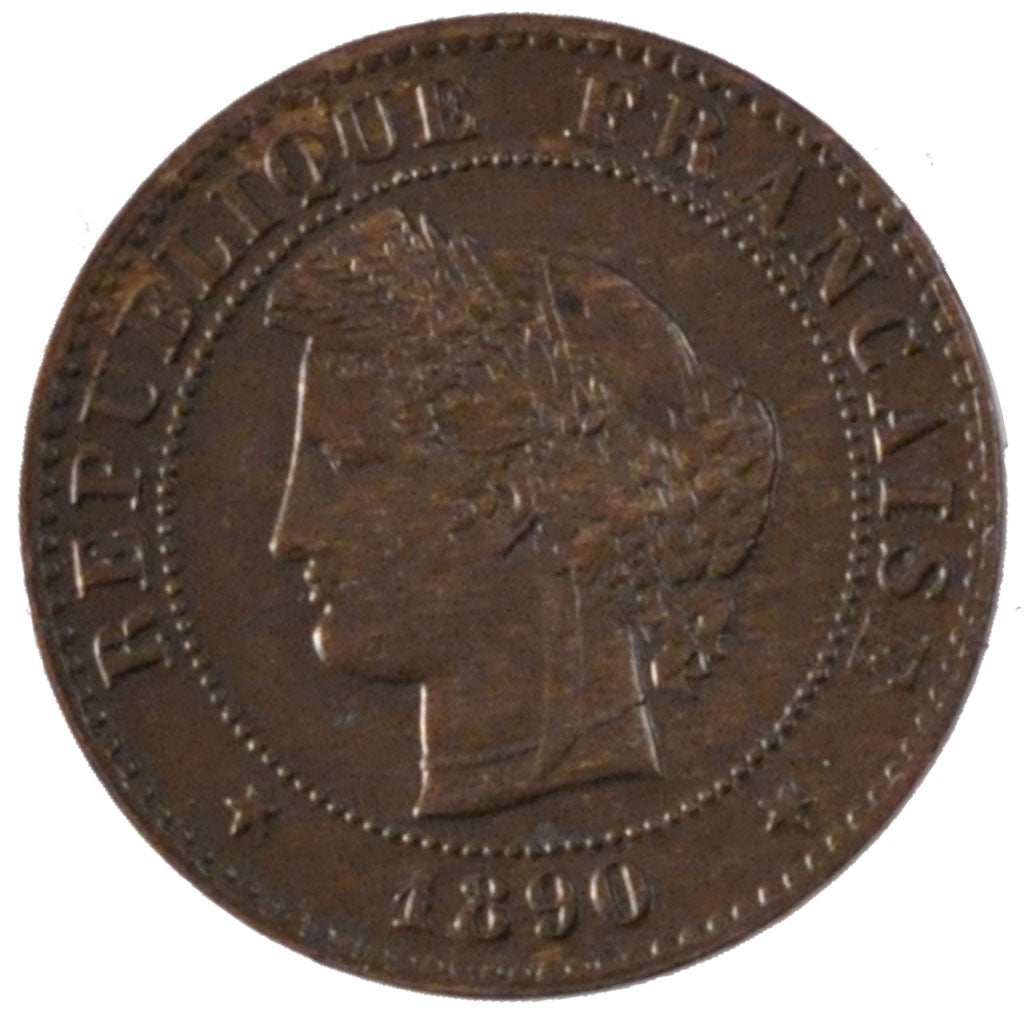 Coin, France, Cérès, Centime, 1890, Paris, AU(55-58), Bronze, KM:826.1