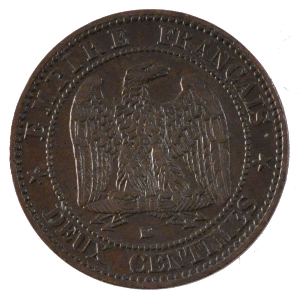 Münze, Frankreich, Napoleon III, Napoléon III, 2 Centimes, 1855, Strasbourg