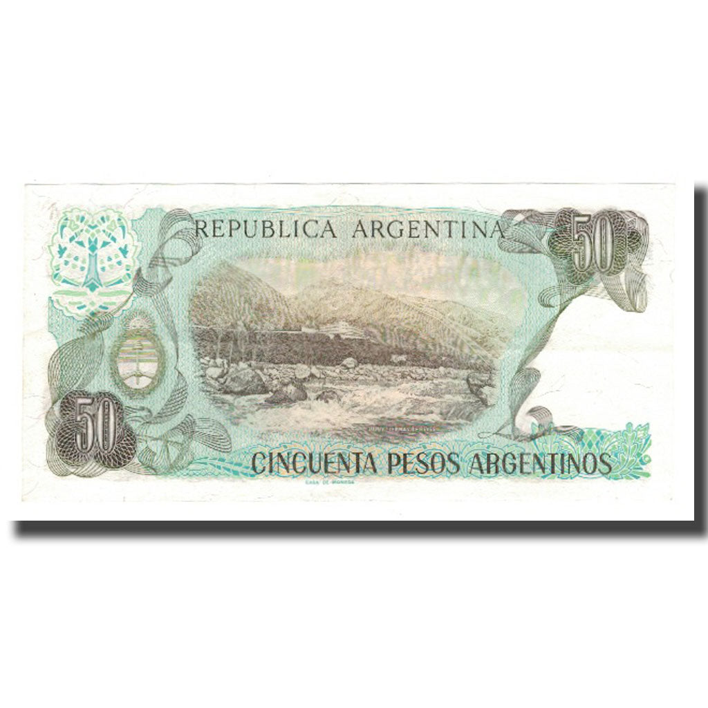 Billet, Argentine, 50 Pesos Argentinos, Undated (1983-85), KM:314a, SUP