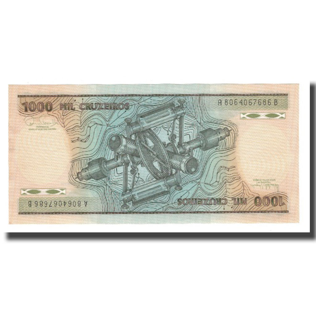 Banconote, Brasile, 1000 Cruzeiros, undated (1981-86), KM:201c, SPL