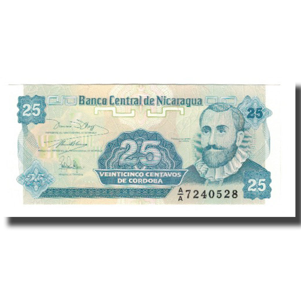 Nota, Nicarágua, 25 Centavos, Undated (1991), Undated (1991), KM:170a