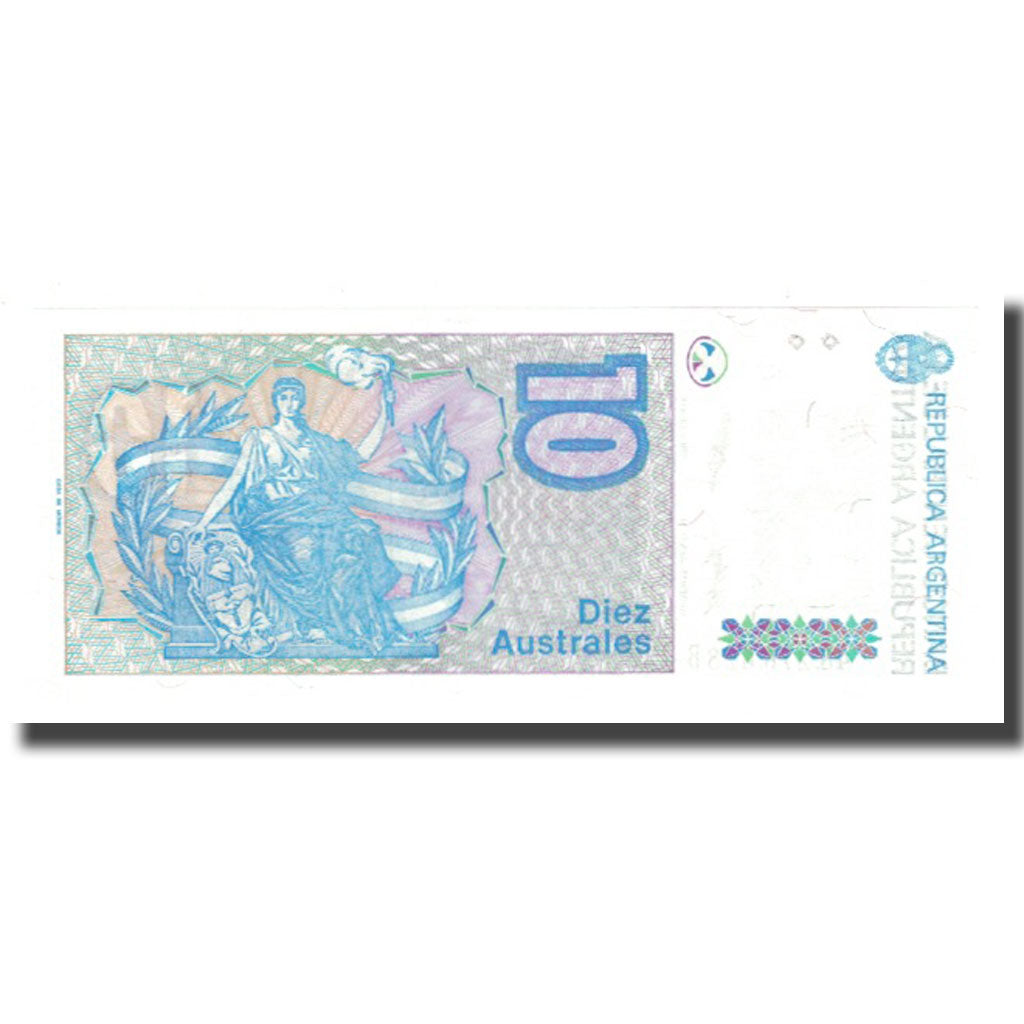 Billete, 10 Australes, Undated (1985), Argentina, KM:322c, UNC
