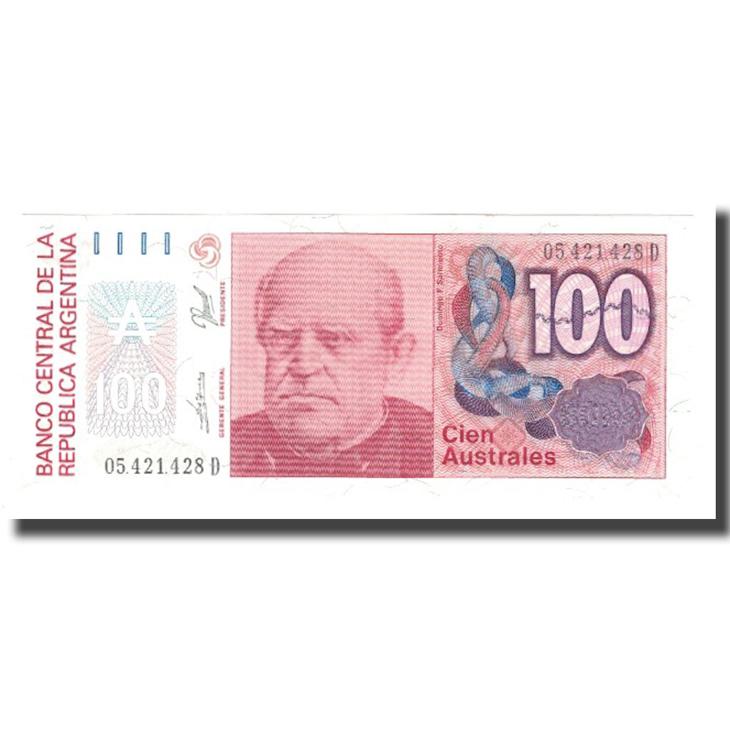 Geldschein, Argentinien, 100 Australes, Undated (1985-90), KM:327c, UNZ