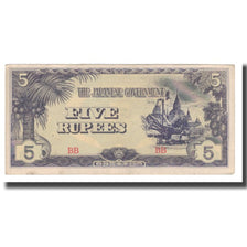 Banknote, Burma, 5 Rupees, Undated (1942-44), KM:15b, UNC(65-70)