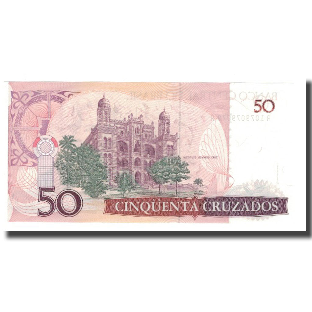Banconote, Brasile, 50 Cruzados, Undated (1986-88), KM:210a, FDS
