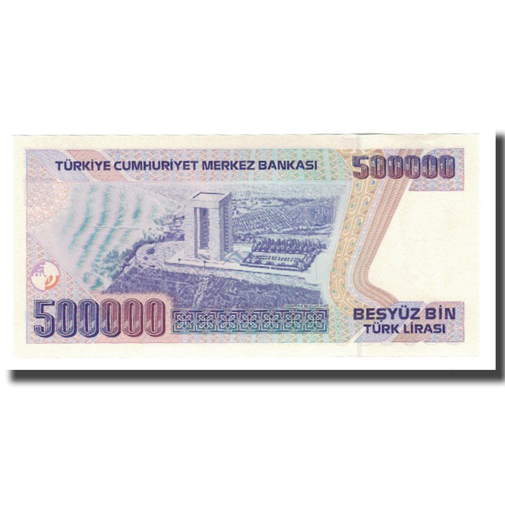 Nota, Turquia, 500,000 Lira, L.1970, KM:208, UNC(65-70)
