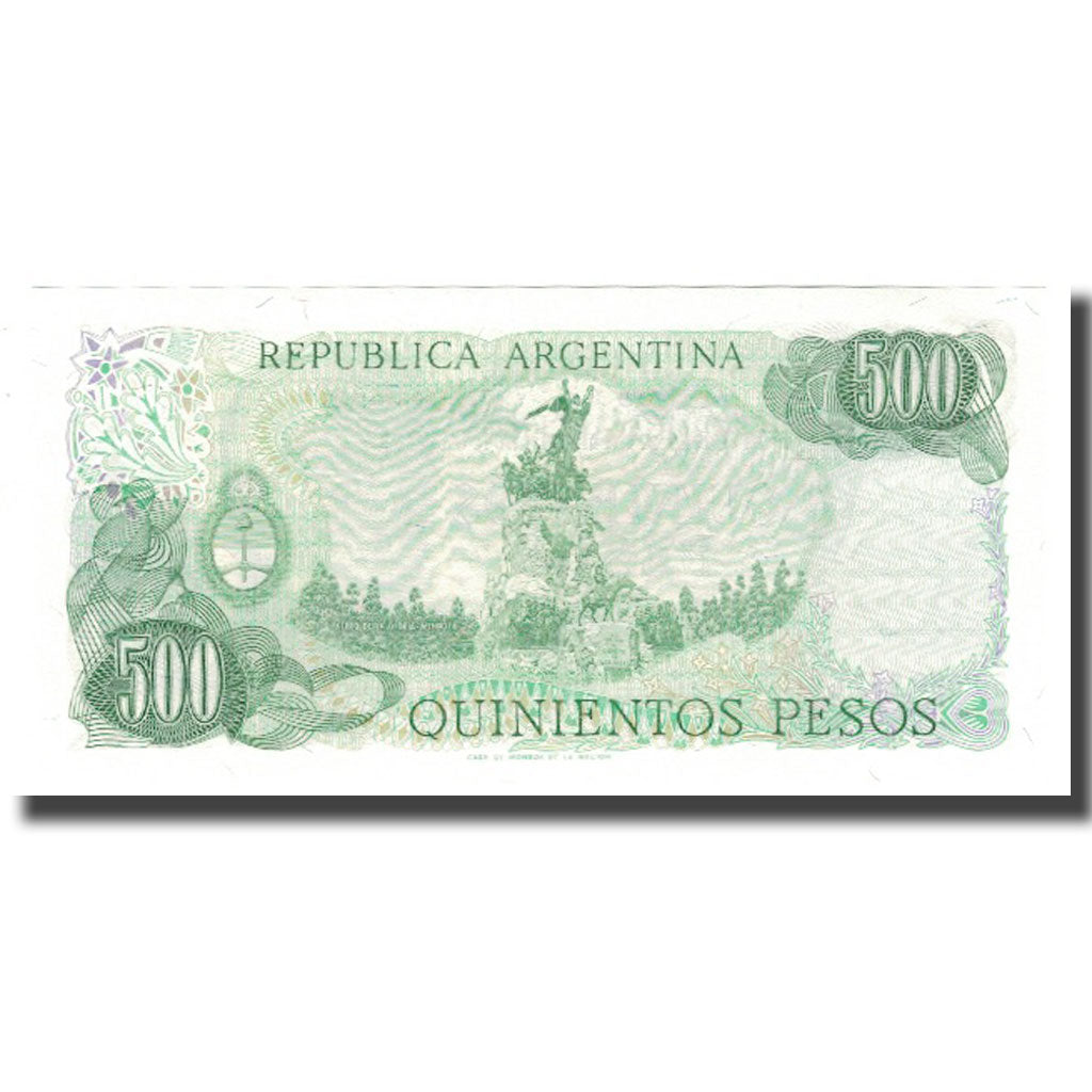 Billete, 500 Pesos, Undated (1977-82), Argentina, KM:303c, UNC