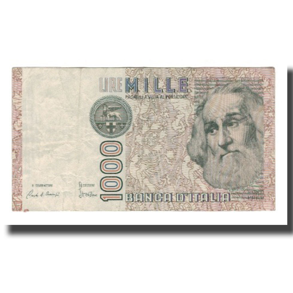 Nota, Itália, 1000 Lire, 1982, 1982-01-06, KM:109a, AU(55-58)