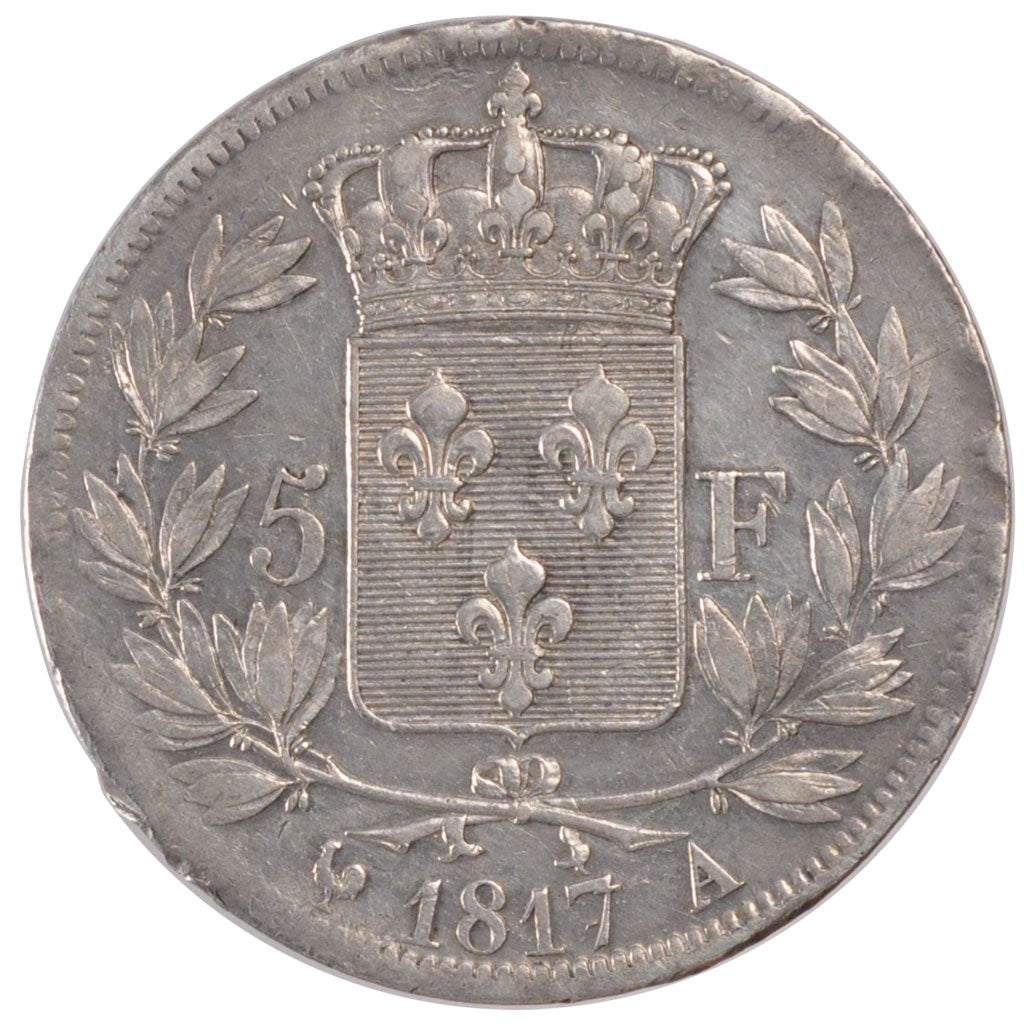 Münze, Frankreich, Louis XVIII, Louis XVIII, 5 Francs, 1817, Paris, SS+