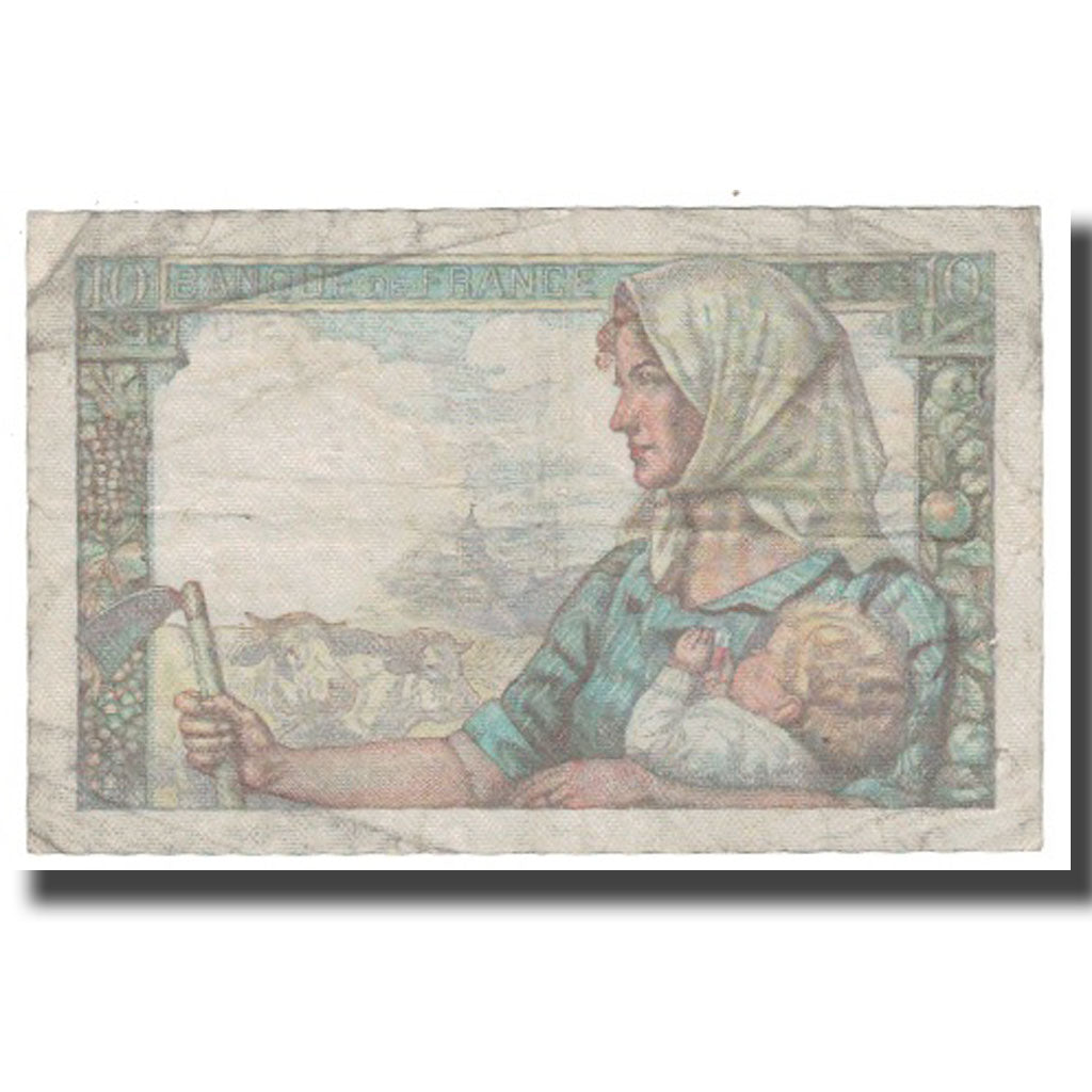 Francia, 10 Francs, 1945, 1945-04-19, MB, Fayette:08.13, KM:99b