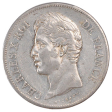 Münze, Frankreich, Charles X, 5 Francs, 1828, Paris, SS+, Silber, Gadoury:644