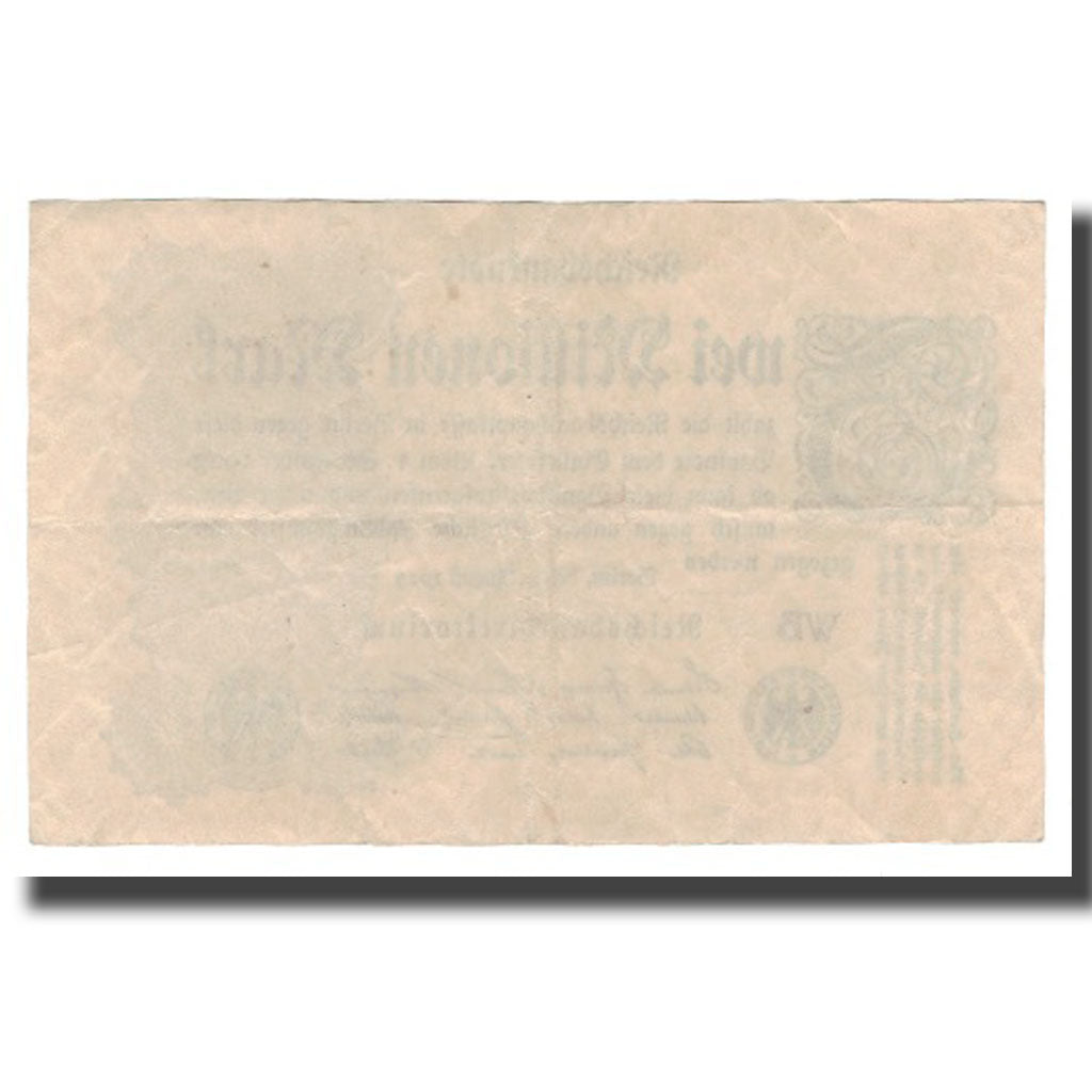 Banknote, Germany, 2 Millionen Mark, 1923, 1923-08-09, KM:104d, VF(30-35)