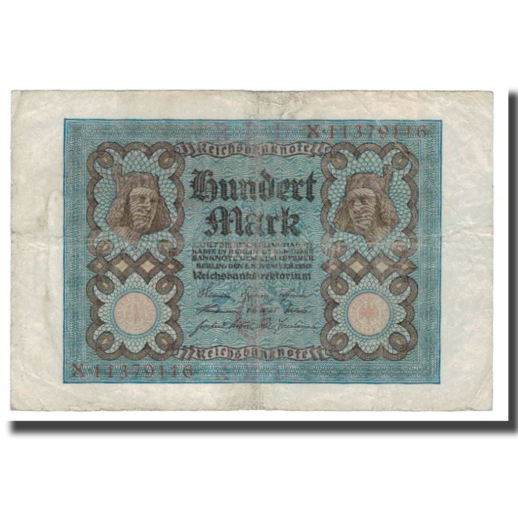 Banknot, Niemcy, 100 Mark, 1920, 1920-11-01, KM:69b, VF(20-25)