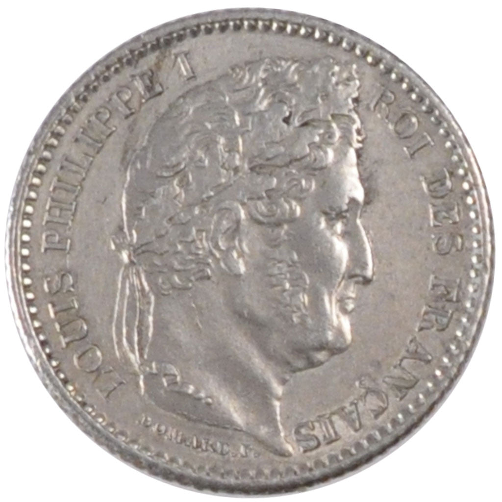 Coin, France, Louis-Philippe, 25 Centimes, 1845, Rouen, AU(55-58), Silver