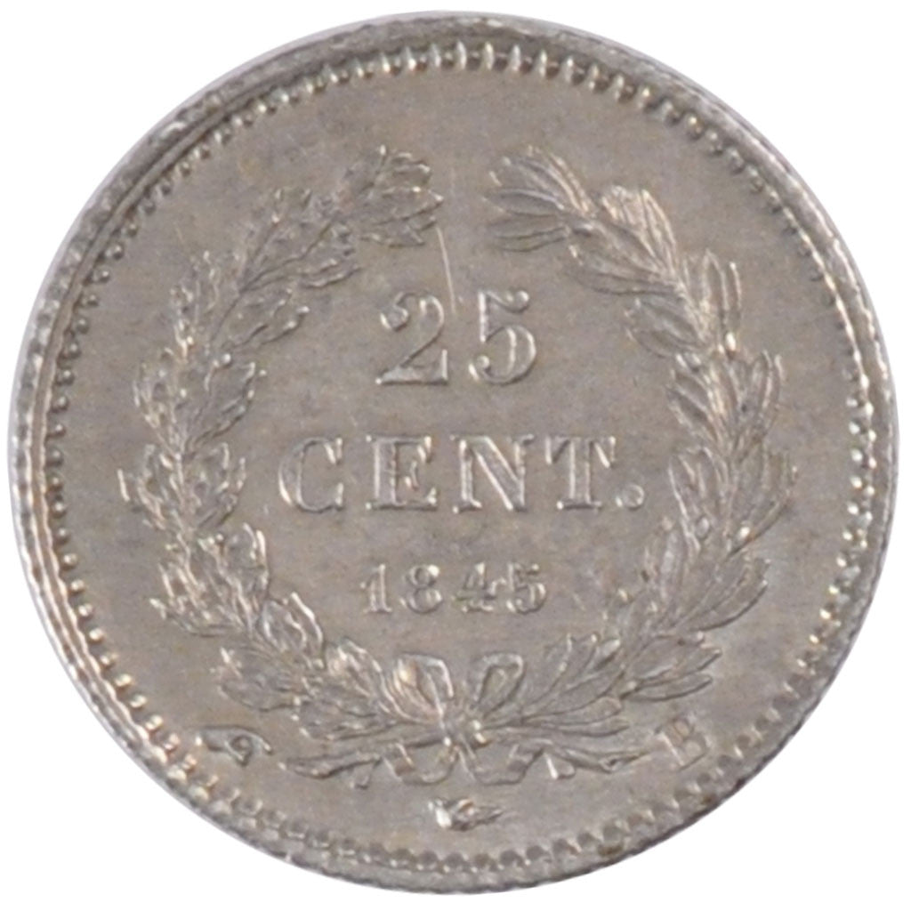 Coin, France, Louis-Philippe, 25 Centimes, 1845, Rouen, AU(55-58), Silver