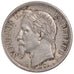 Monnaie, France, Napoleon III, Napoléon III, Franc, 1866, Paris, TTB+, Argent