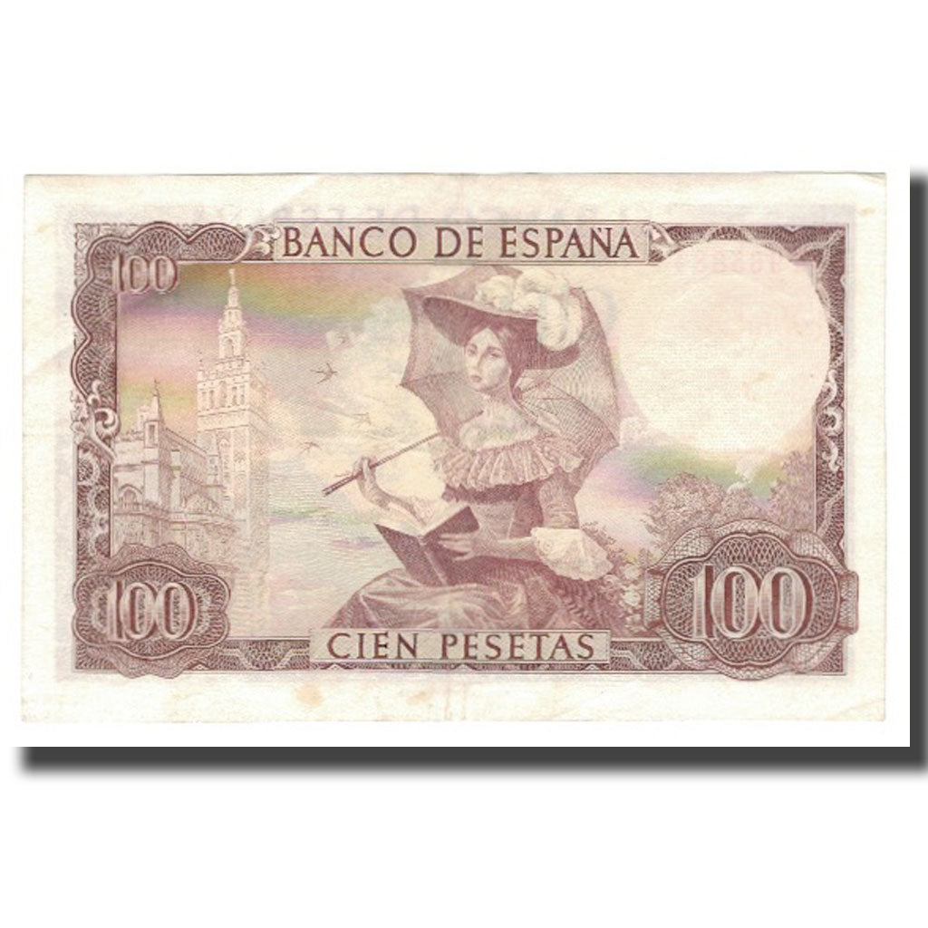 Banknote, Spain, 100 Pesetas, 1965 (1970), 1965-11-19, KM:150, AU(50-53)