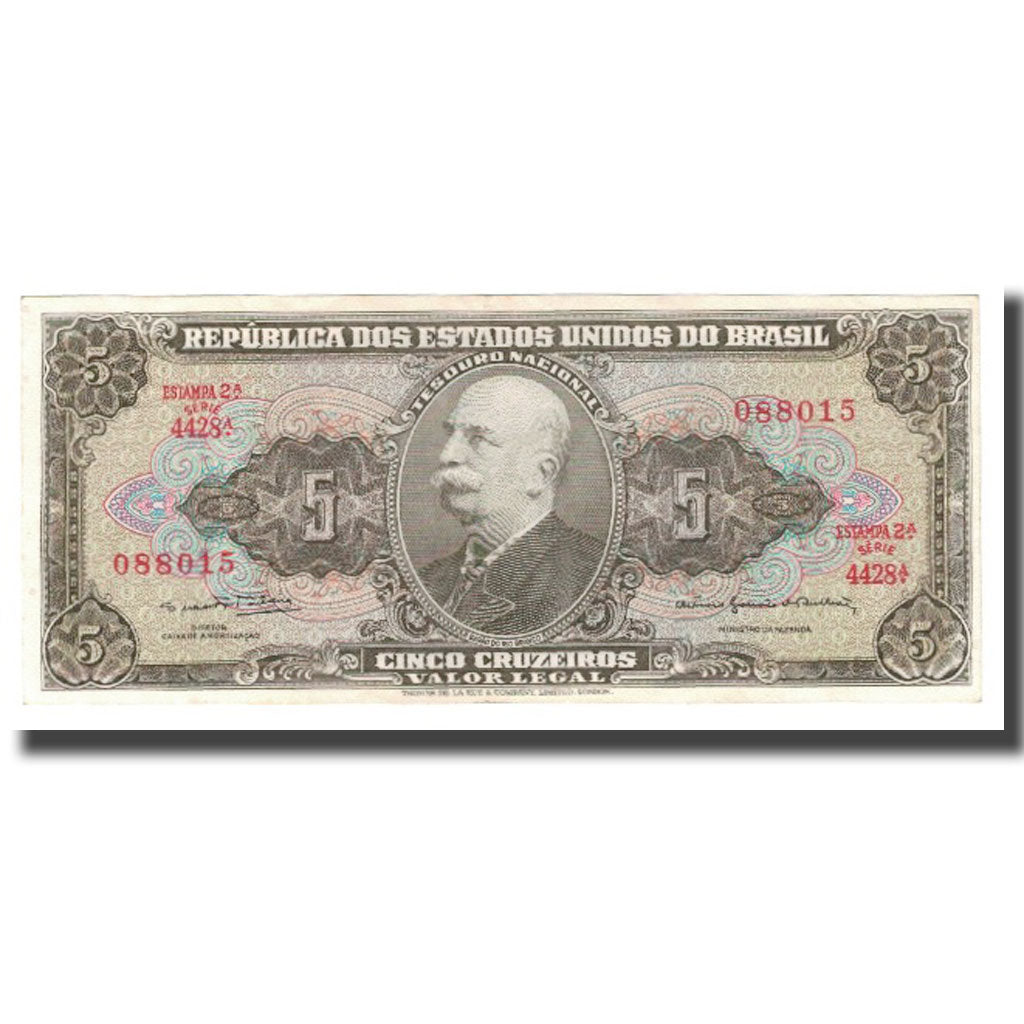 Banconote, Brasile, 5 Cruzeiros, Undated (1962-64), KM:176d, SPL