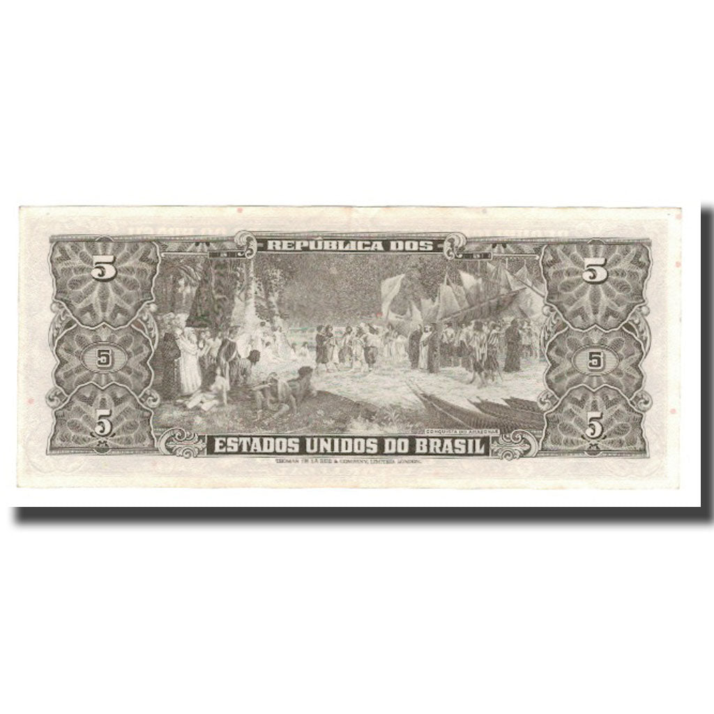 Banconote, Brasile, 5 Cruzeiros, Undated (1962-64), KM:176d, SPL