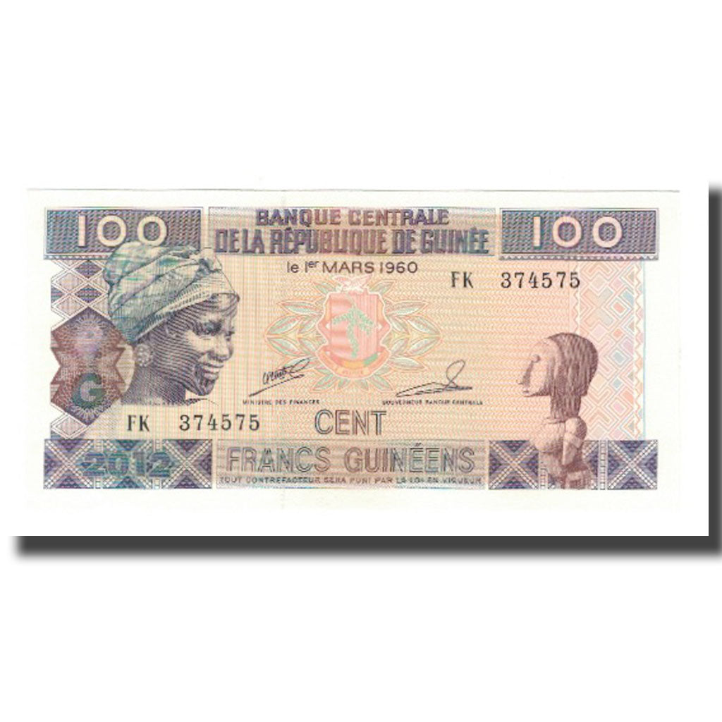 Banconote, Guinea, 100 Francs, 1985, KM:35b, FDS