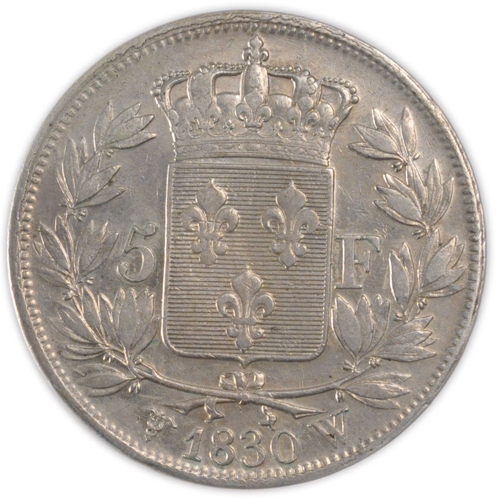 Monnaie, France, Charles X, 5 Francs, 1830, Lille, TTB, Argent, KM:728.13
