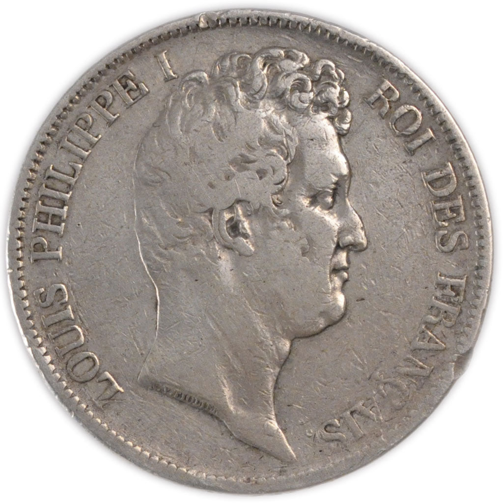 Münze, Frankreich, Louis-Philippe, 5 Francs, 1831, Bordeaux, SS, Silber