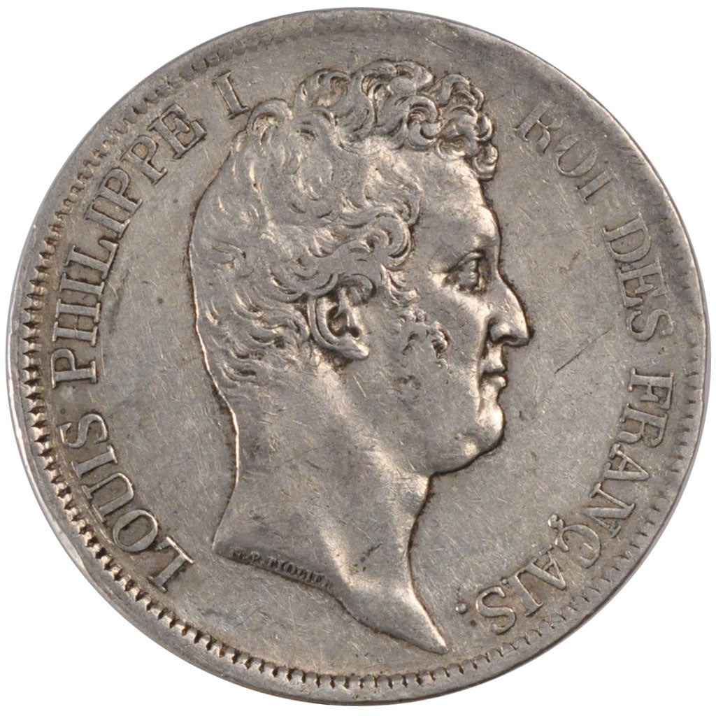 Monnaie, France, Louis-Philippe, 5 Francs, 1831, Marseille, TTB+, Argent