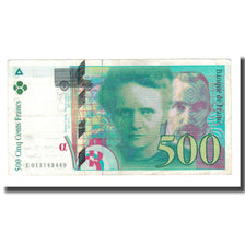 France, 500 Francs, Pierre et Marie Curie, 1994, TTB, Fayette:76.01, KM:160a