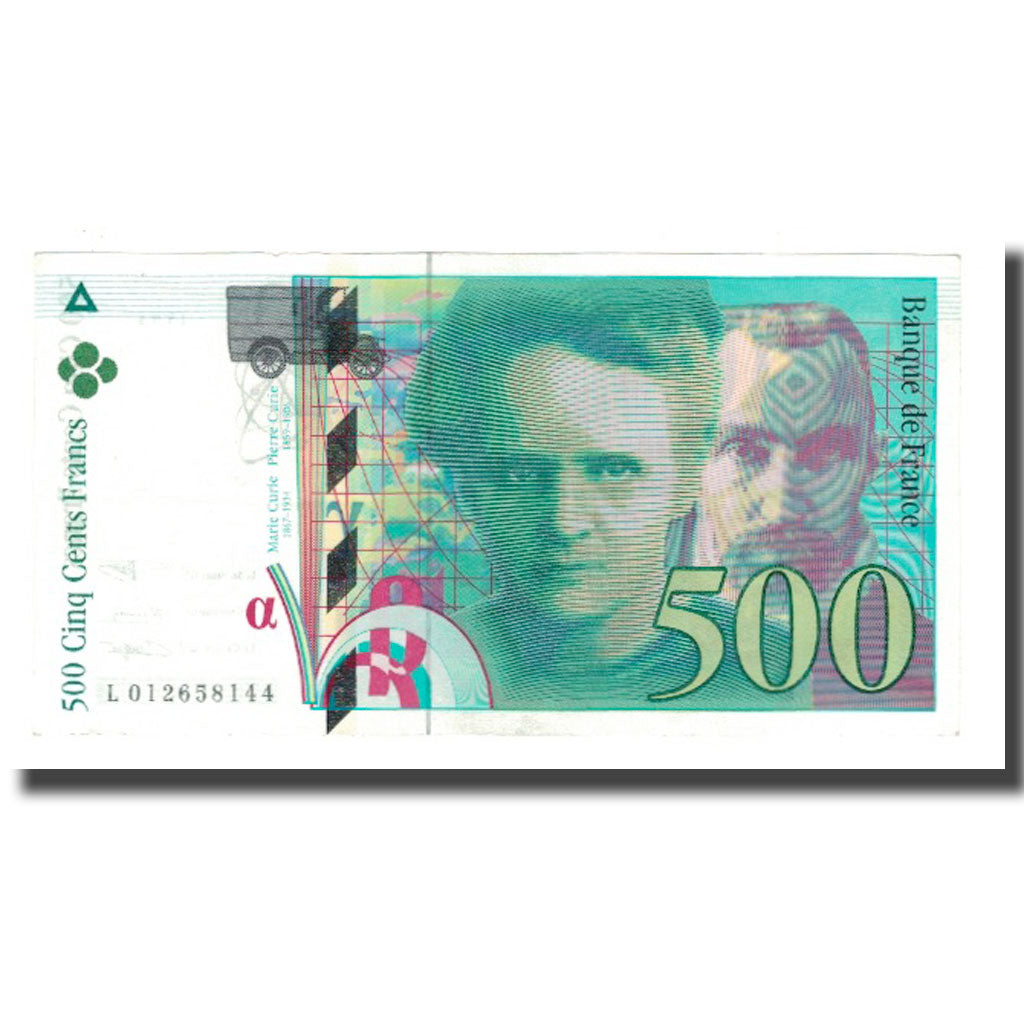 Francia, 500 Francs, Pierre et Marie Curie, 1994, MBC, Fayette:76.01, KM:160a