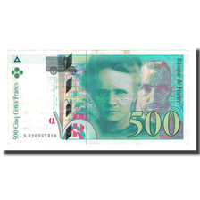France, 500 Francs, Pierre et Marie Curie, 1994, EF(40-45), Fayette:76.01