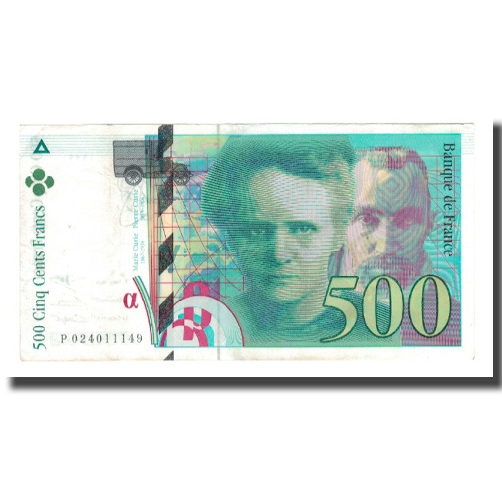 Frankreich, 500 Francs, Pierre et Marie Curie, 1994, SS, Fayette:76.01, KM:160a