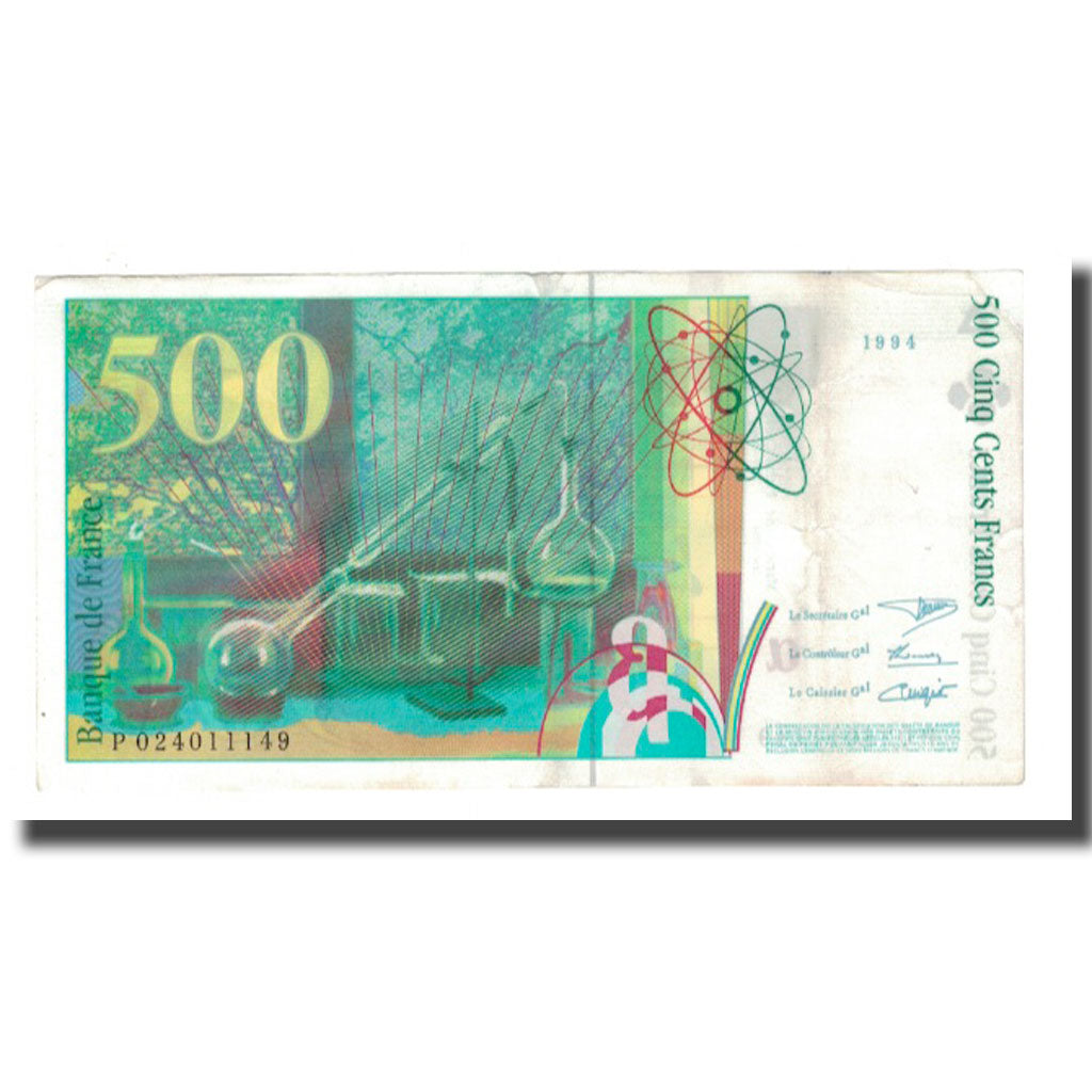 Frankreich, 500 Francs, Pierre et Marie Curie, 1994, SS, Fayette:76.01, KM:160a