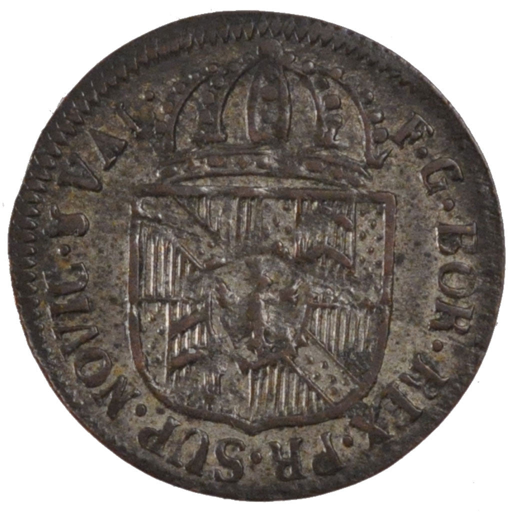Coin, SWISS CANTONS, NEUCHATEL, 1/2 Batzen, 1794, Neuenburg, AU(50-53), Billon