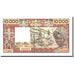 Banknote, West African States, 10,000 Francs, Undated (1977-92), Undated