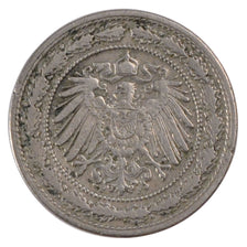Moneda, ALEMANIA - IMPERIO, 20 Pfennig, 1890, Stuttgart, MBC, Cobre - níquel