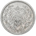 Coin, GERMANY - EMPIRE, 1/2 Mark, 1908, Karlsruhe, AU(50-53), Silver, KM:17