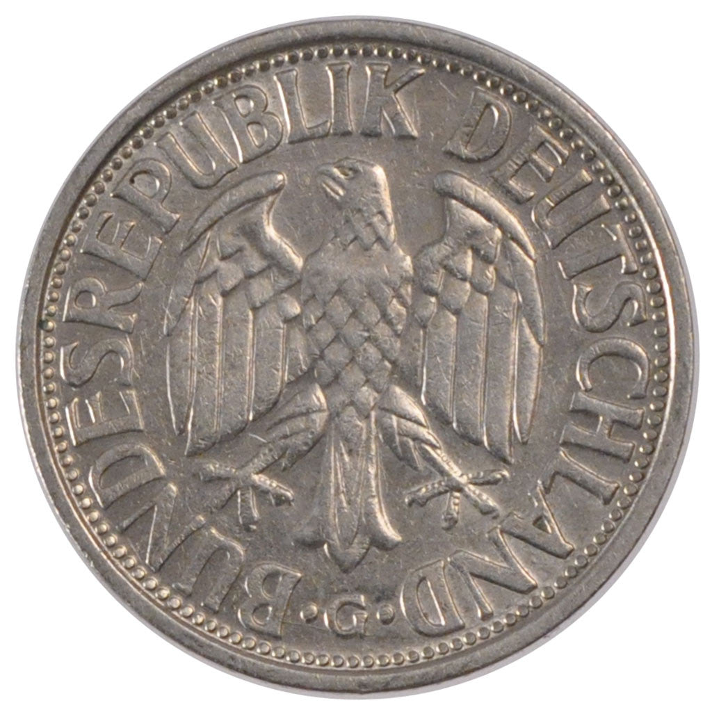 Coin, GERMANY - FEDERAL REPUBLIC, 2 Mark, 1951, Karlsruhe, EF(40-45)