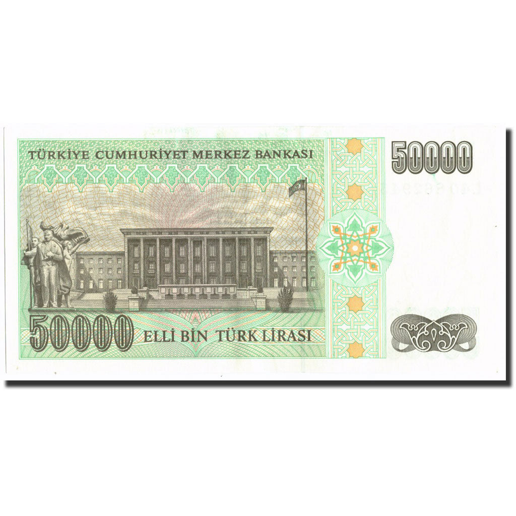 Banknote, Turkey, 50,000 Lira, 1970, 1970, KM:203a, AU(55-58)
