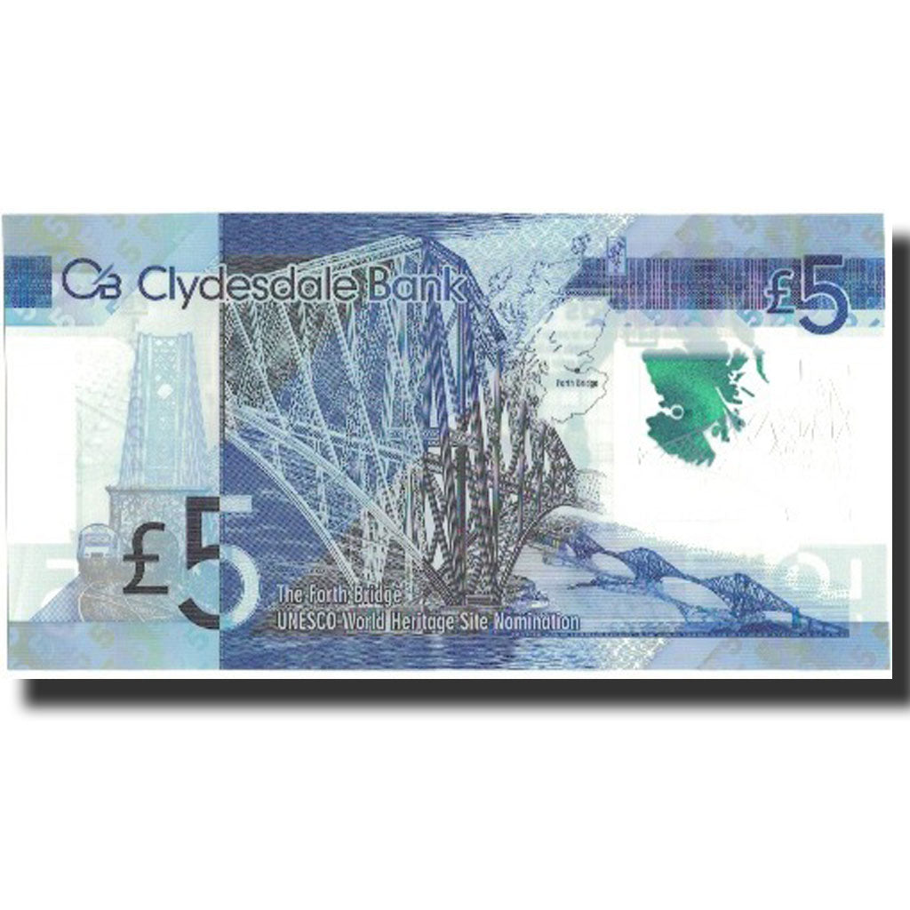 Billete, 5 Pounds, 2015, Escocia, 2015-02-13, UNC
