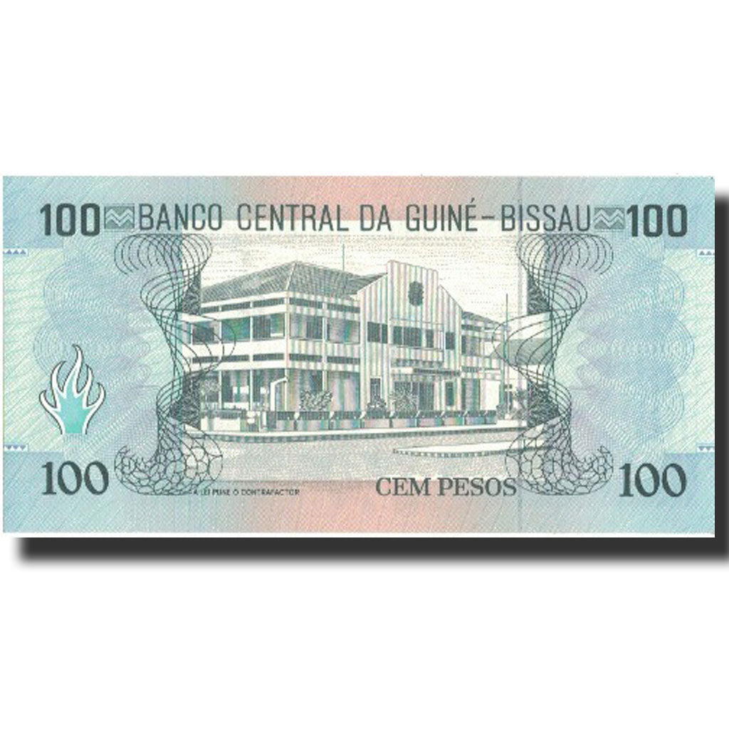 Biljet, Guinee-Bissau, 100 Pesos, 1990, 1990-03-01, KM:11, NIEUW