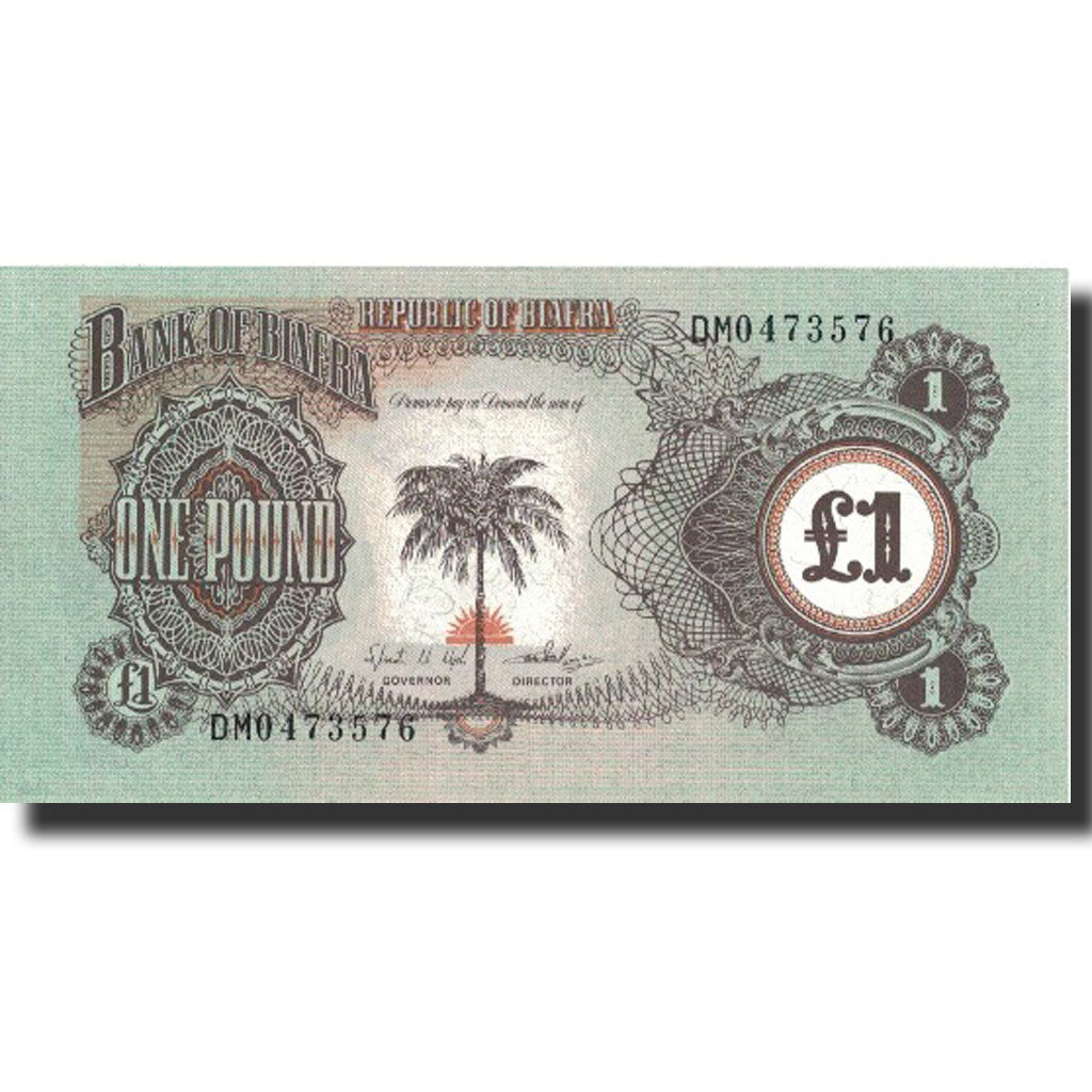 Billete, 1 Pound, 1968-1969, Biafra, Undated (1968-1969), KM:5a, UNC