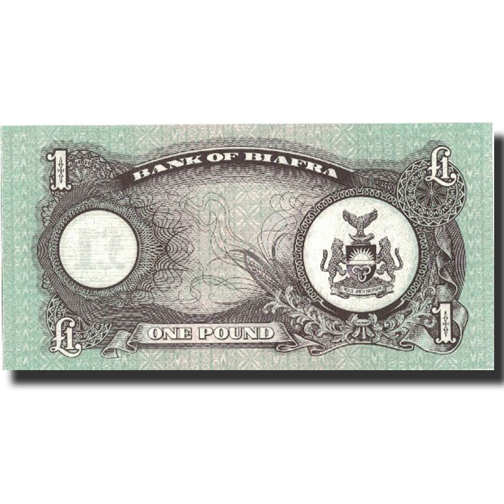 Billete, 1 Pound, 1968-1969, Biafra, Undated (1968-1969), KM:5a, UNC