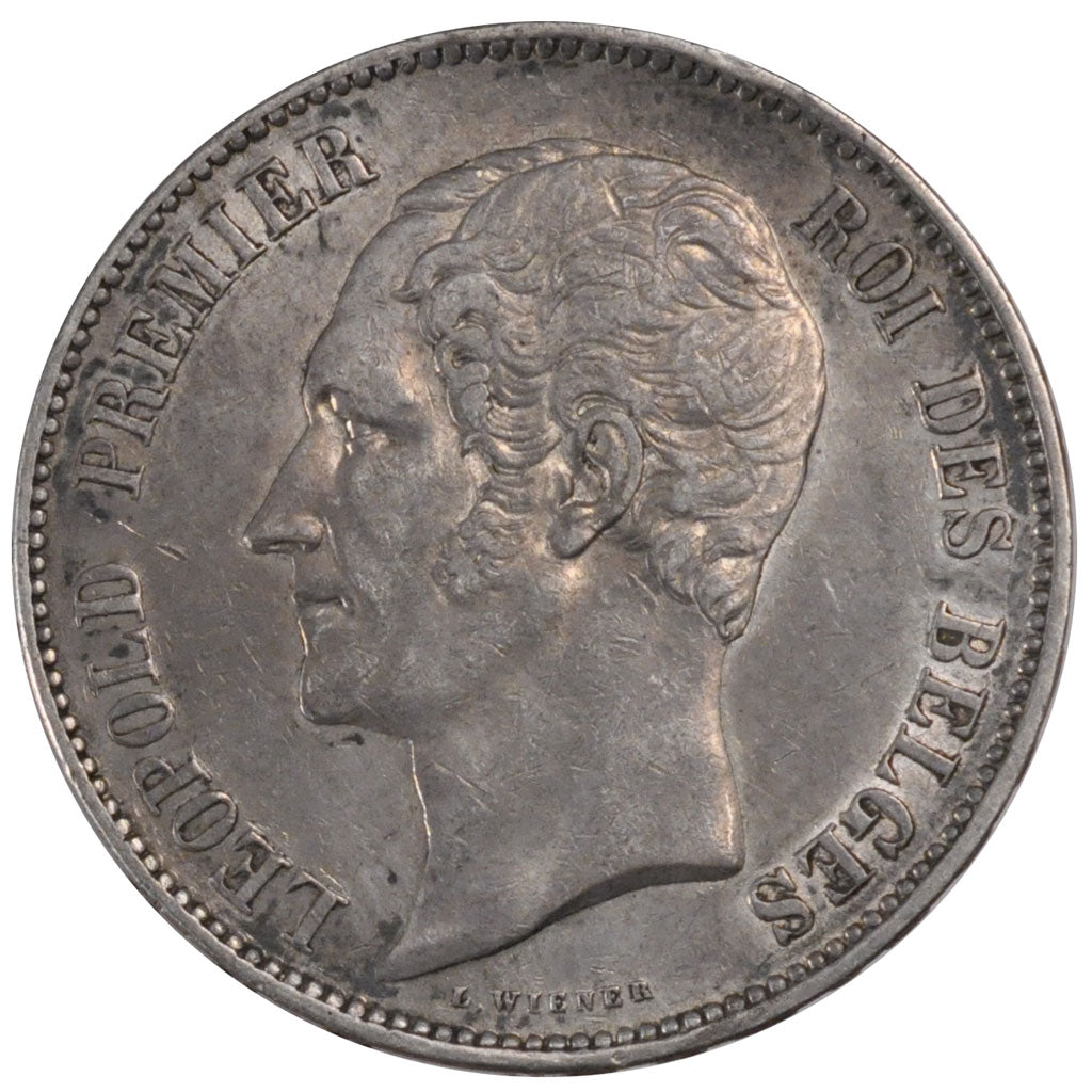 Coin, Belgium, Leopold I, 5 Francs, 1853, EF(40-45), Silver, KM:2.1
