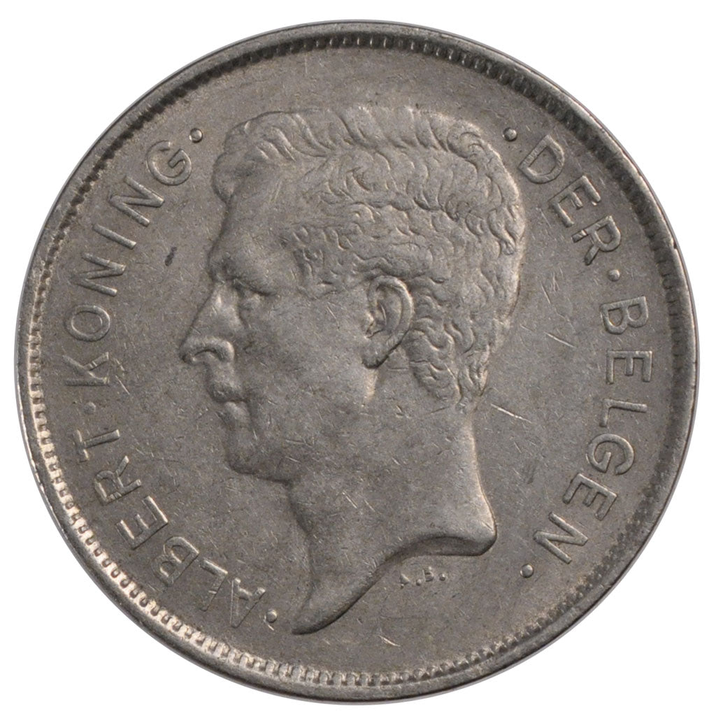 Munten, België, 20 Francs, 20 Frank, 1931, ZF, Nickel, KM:102