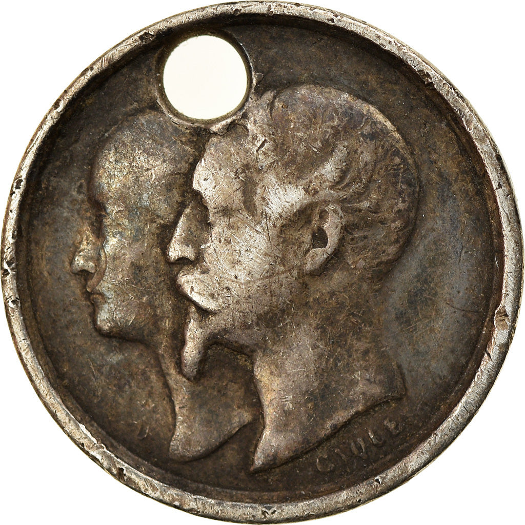 France, Medal, Naissance de Napoléon IV, Quinaire, History, 1856, VF(30-35)