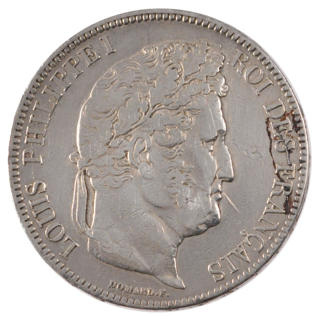 Monnaie, France, Louis-Philippe, 5 Francs, 1833, Nantes, TTB, Argent, KM:749.12