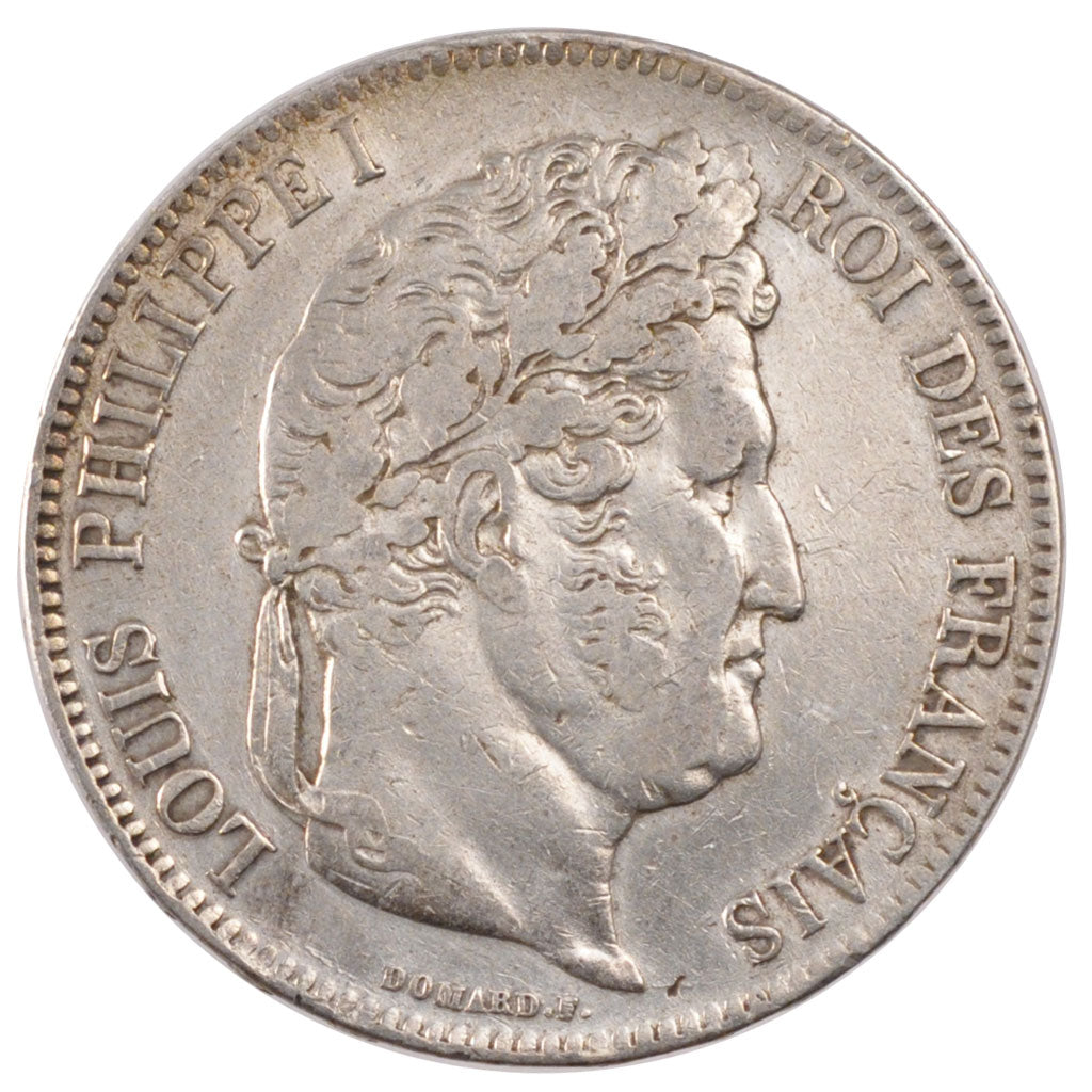 Münze, Frankreich, Louis-Philippe, 5 Francs, 1832, Strasbourg, SS, Silber