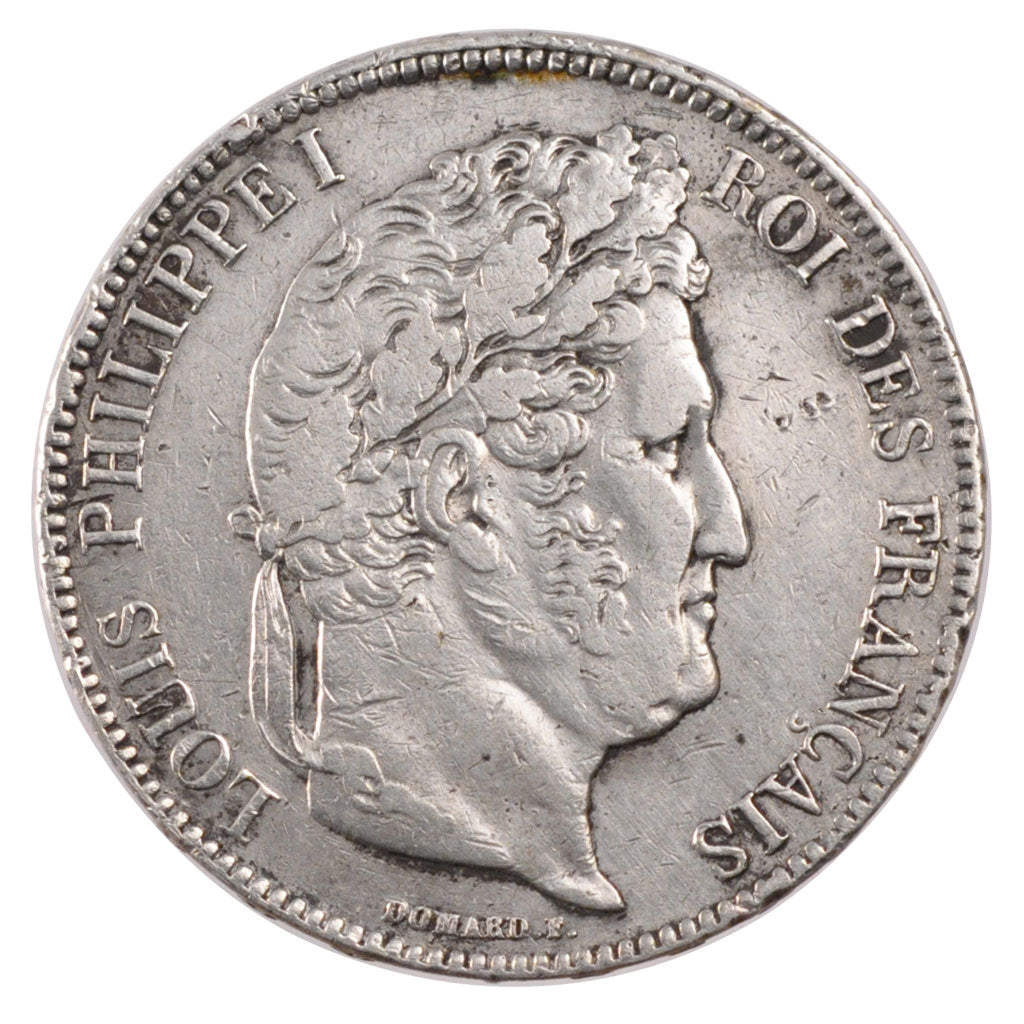 Monnaie, France, Louis-Philippe, 5 Francs, 1838, Bordeaux, TTB, Argent